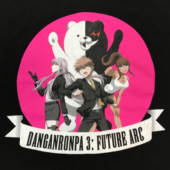 Danganronpa 3 Future Arc Anime Tank Top Kyoko, Mikan, Hajime, Monokuma Size L - Picture 3 of 6
